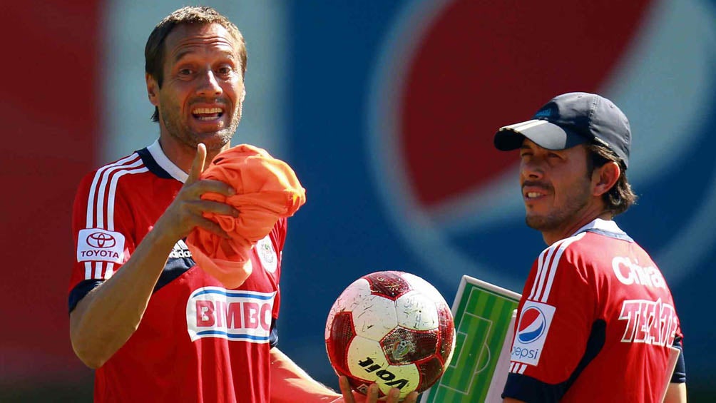 John van 't Schip en un entrenamiento del Rebaño