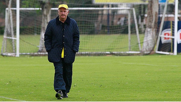 Manuel Lapuente en su etapa como DT de América