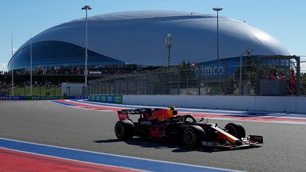 Checo Pérez finalizó noveno en el Gran Premio de Rusia