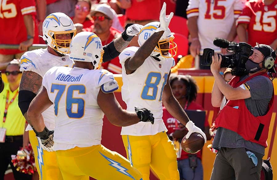 Los Chargers vencieron a los Chiefs