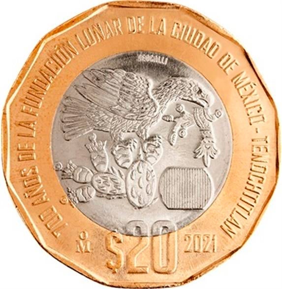 Moneda conmemorativa de México