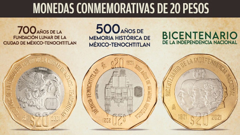 Monedas conmemorativas en México