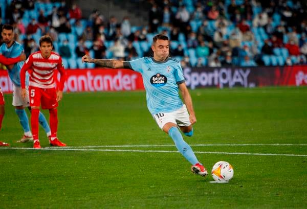 Iago Aspas falló un penal