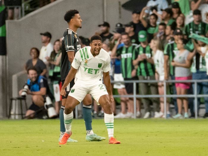 Acción en el Austin vs Galaxy