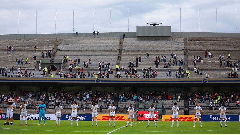 La distribución de la afición en el Pumas vs Juárez 