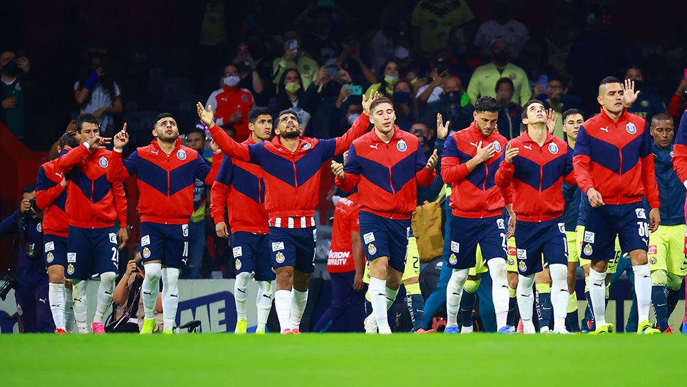 Jugadores de Chivas previo al Clásico contra América