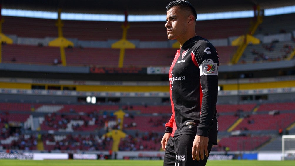 Aldo Rocha durante partido ante el León