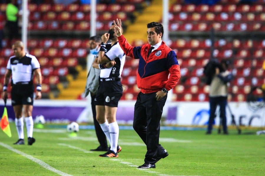 Marcelo Michel Leaño en derrota ante Querétaro