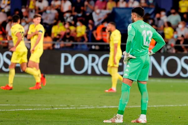 Rui Silva durante encuentro frente a Villarreal