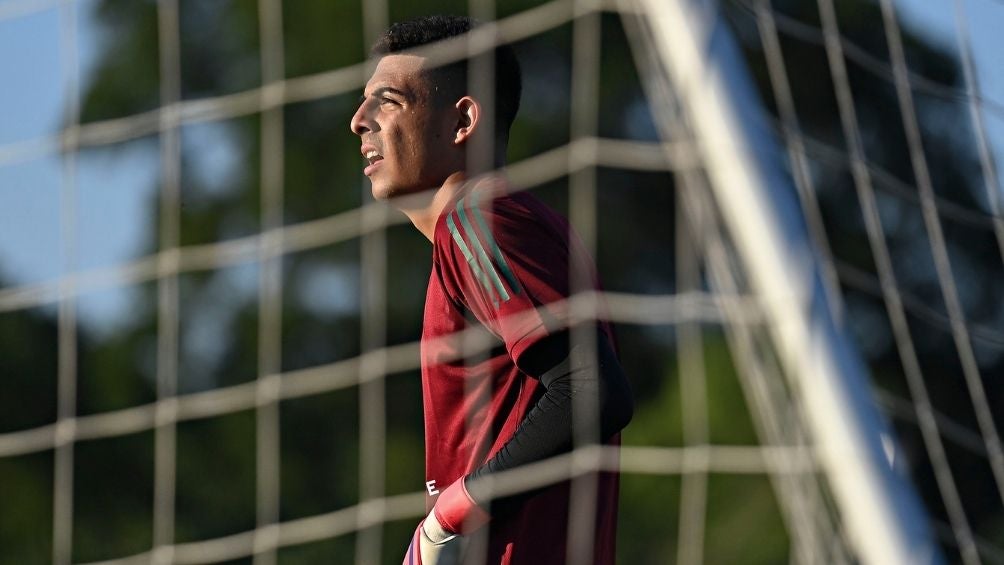 Ochoa en un entrenamiento