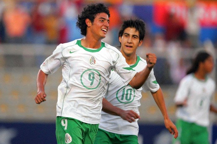 Carlos Vela y Ever Guzmán en Perú 2005