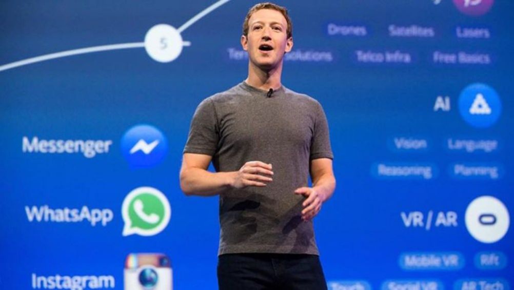 Mark Zuckerberg expone en un evento