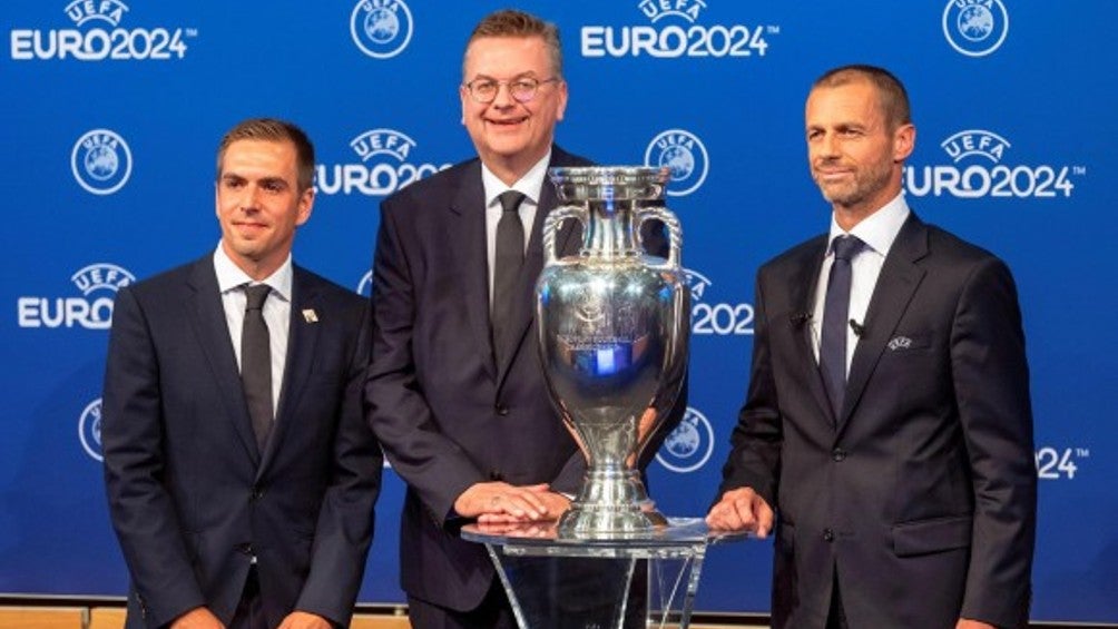 Eurocopa: UEFA presentó en Berlín el logo del torneo para su edición 2024