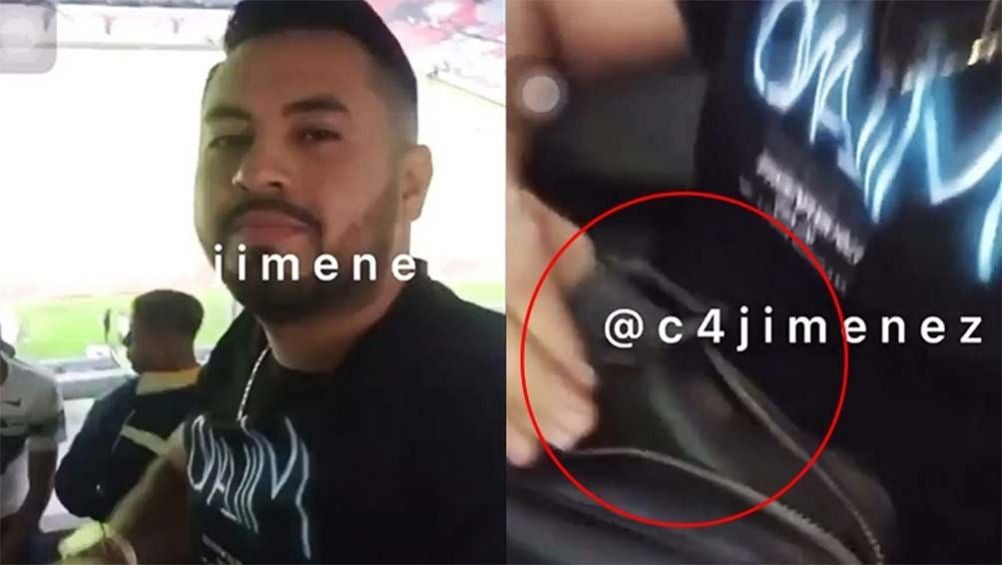 El sujeto que ingresó la pistola al palco del Azteca