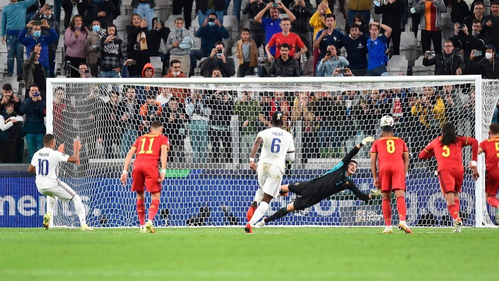 Anotación de Kylian Mbappé con Francia en la Semifinal de la Nations League