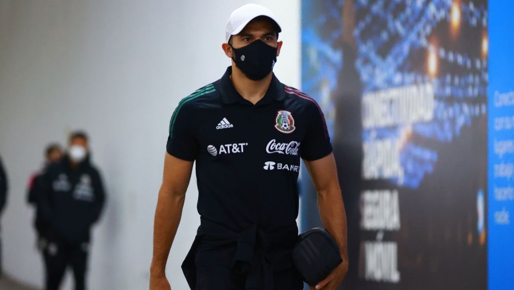 Henry Martín previo al partido entre México y Canadá