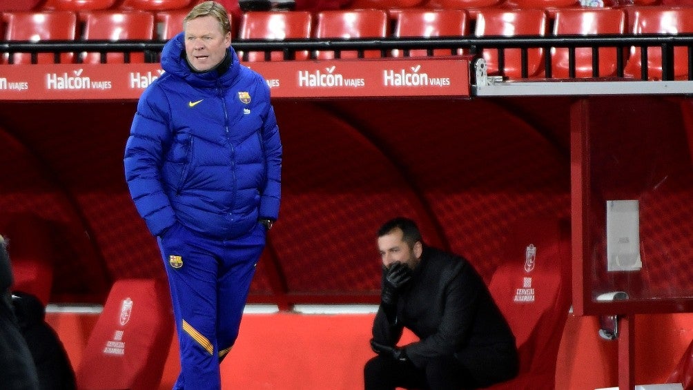 Ronald Koeman como dirigente del Barcelona