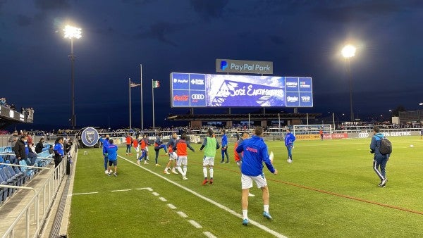 Jugadores de Cruz Azul previo al partido ante Earthquakes