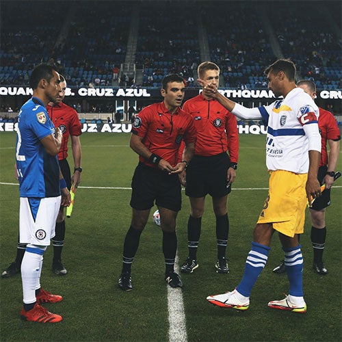 El protocolo previo al San José vs Cruz Azul