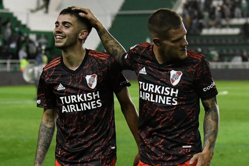 Jugadores de River Plate en festejo