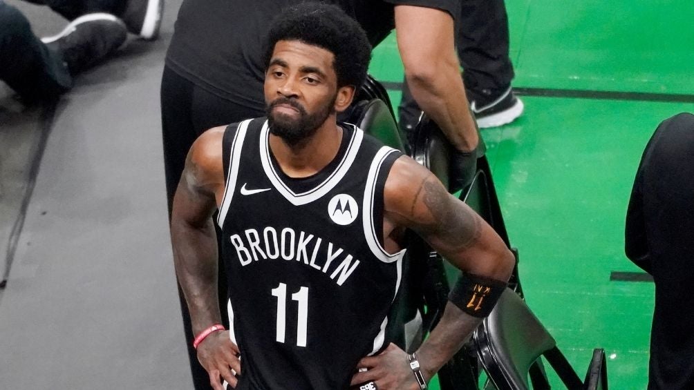 Irving en un partido de los Nets