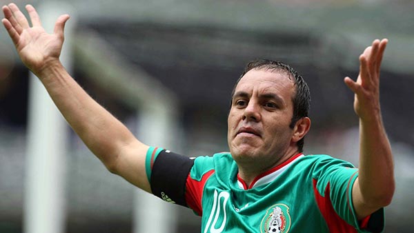 Cuauhtémoc Blanco con el Tri