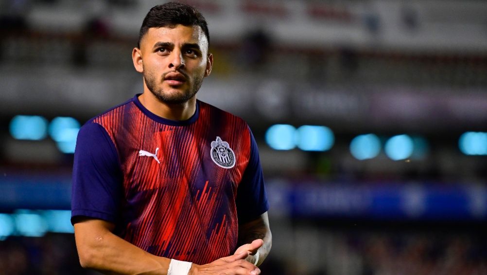 Alexis Vega previo a un partido de Chivas