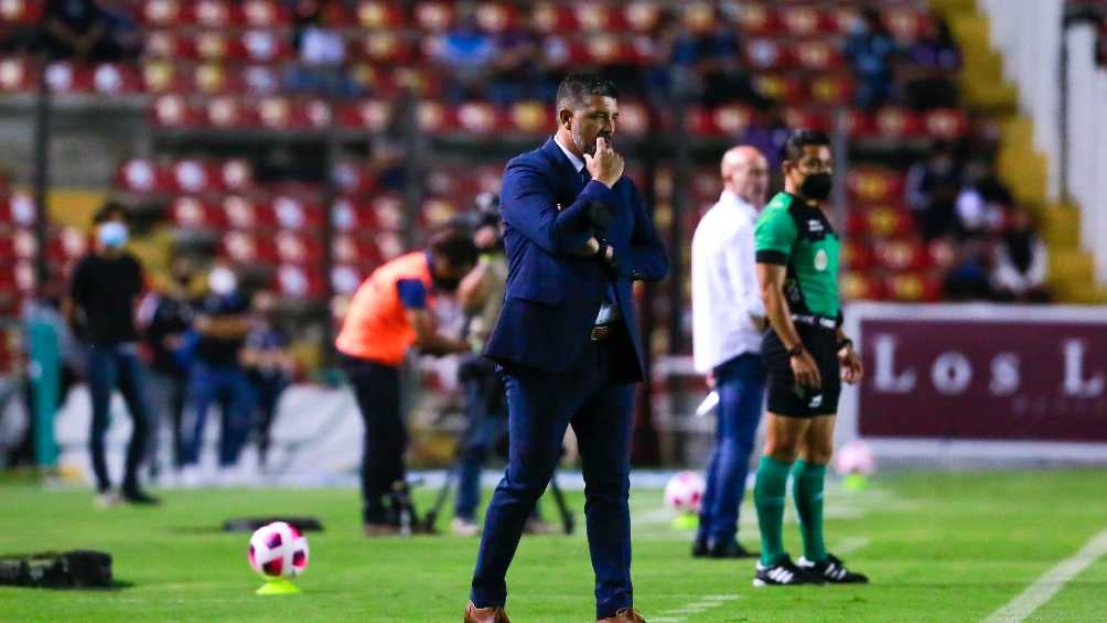 Leonardo Ramos en el partido ante Xolos