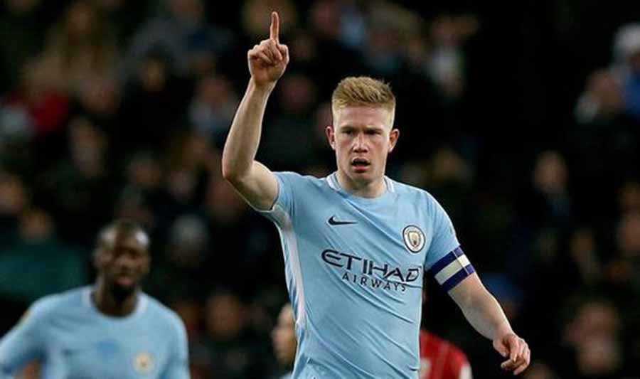 Kevin De Bruyne en juego del City