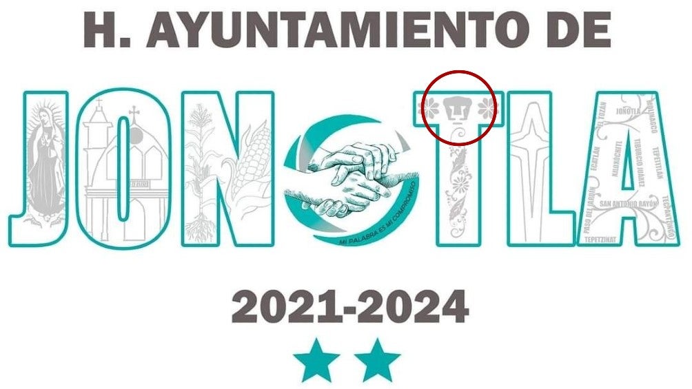 Pumas: Ayuntamiento de Jonotla incluyó escudo universitario en su nuevo logo