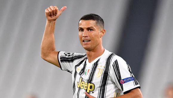 Cristiano Ronaldo en un partido con la Juventus