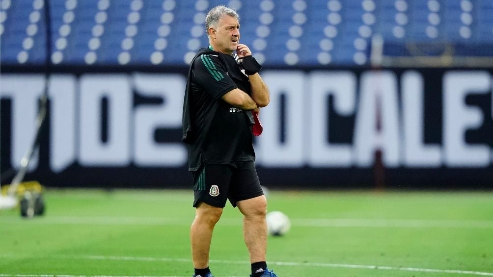 Martino en un entrenamiento 