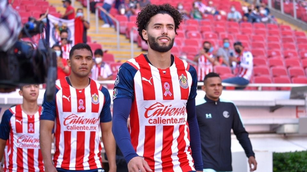 Huerta en partido con Chivas