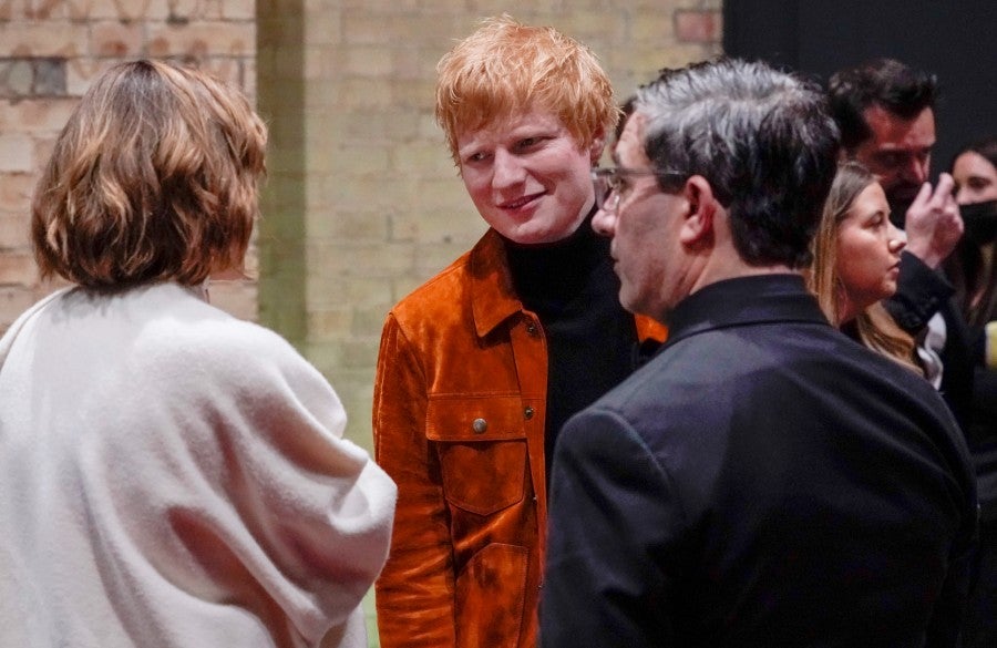 Sheeran en evento en Londres