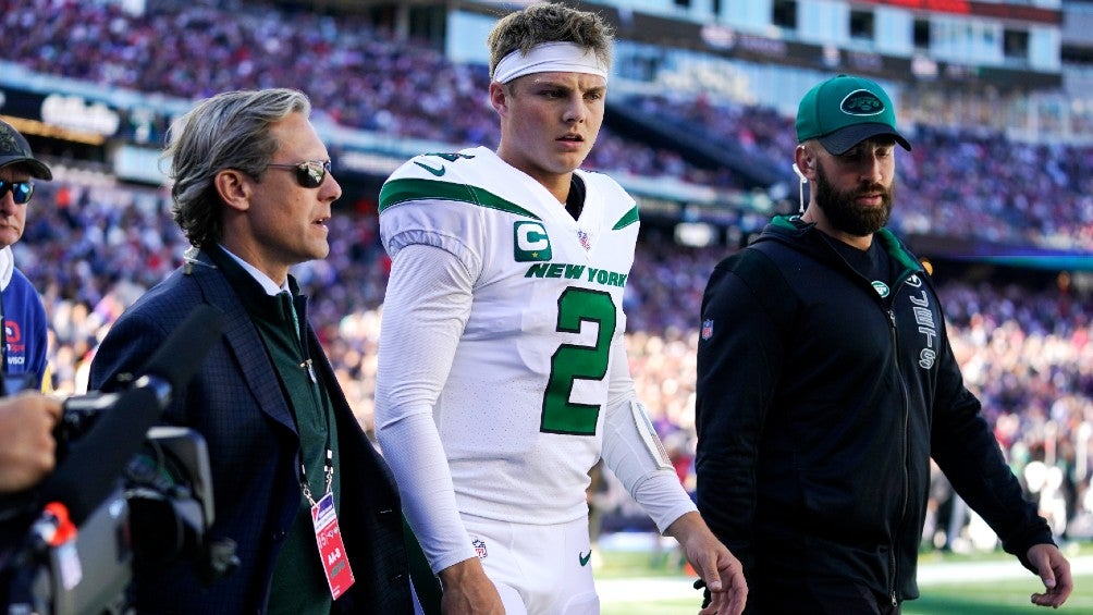 NFL: Quarterback de Jets, fuera de acción al menos dos semanas por lesión