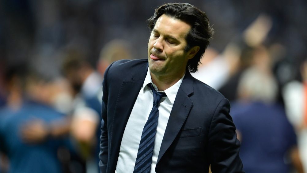 Santiago Solari en la Final de Concachampions