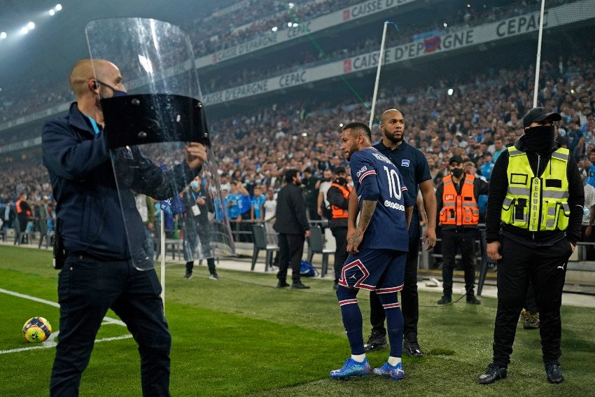 Neymar en un partido del PSG