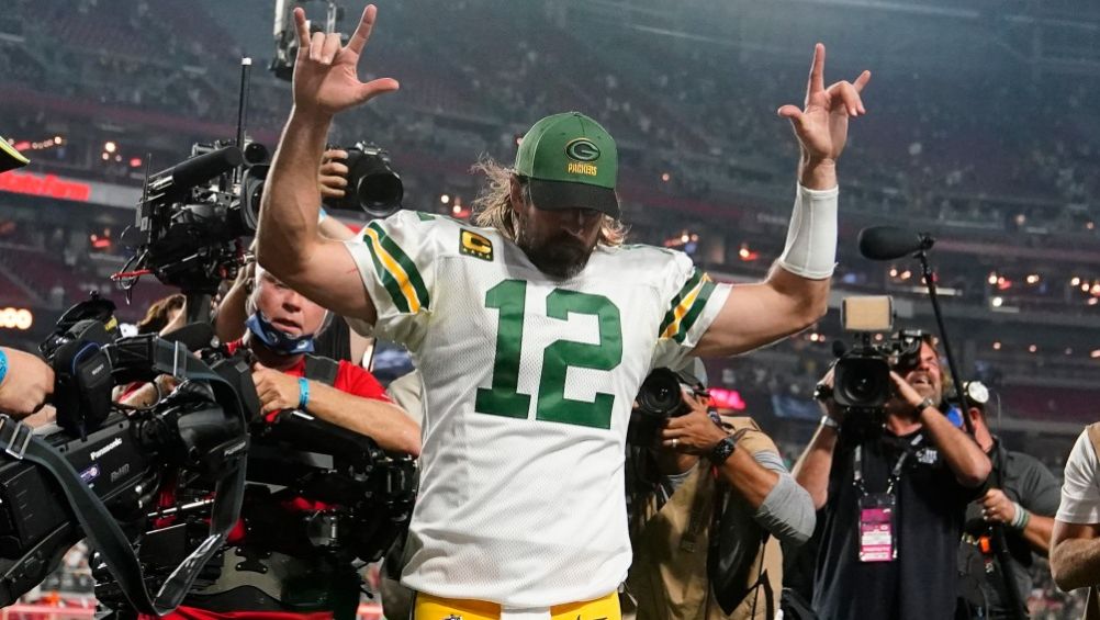 Aaron Rodgers tras vencer a los Cardinals en el TNF