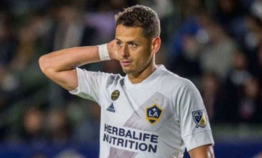 Chicharito no participó con el Galaxy