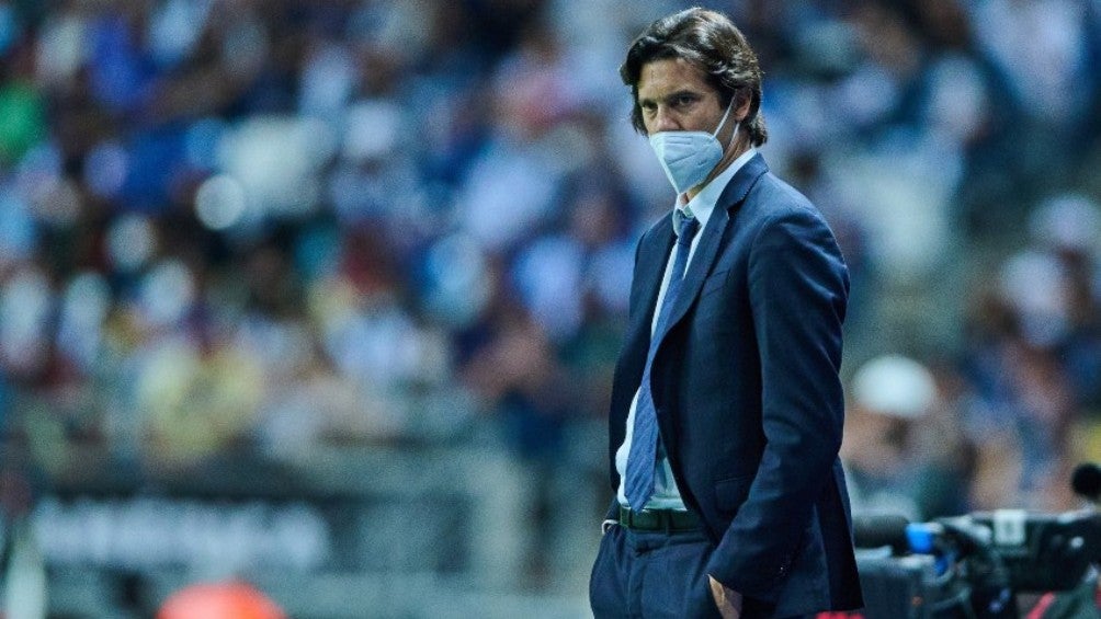 Santiago Solari en la Final de Concachampions