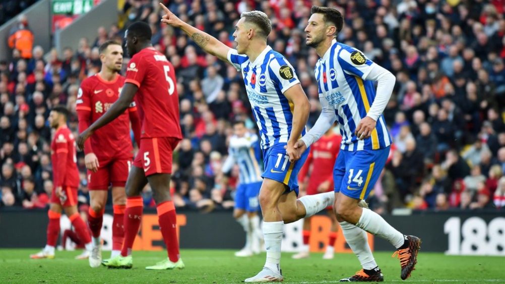 Acción en el Liverpool vs Brighton