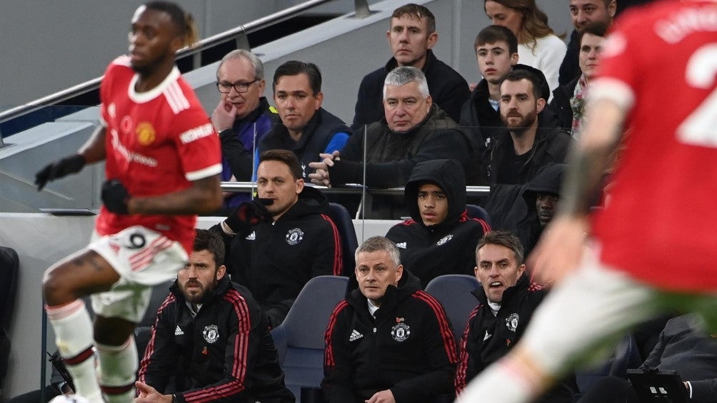 Ole Gunnar Solskjaer reacciona durante partido