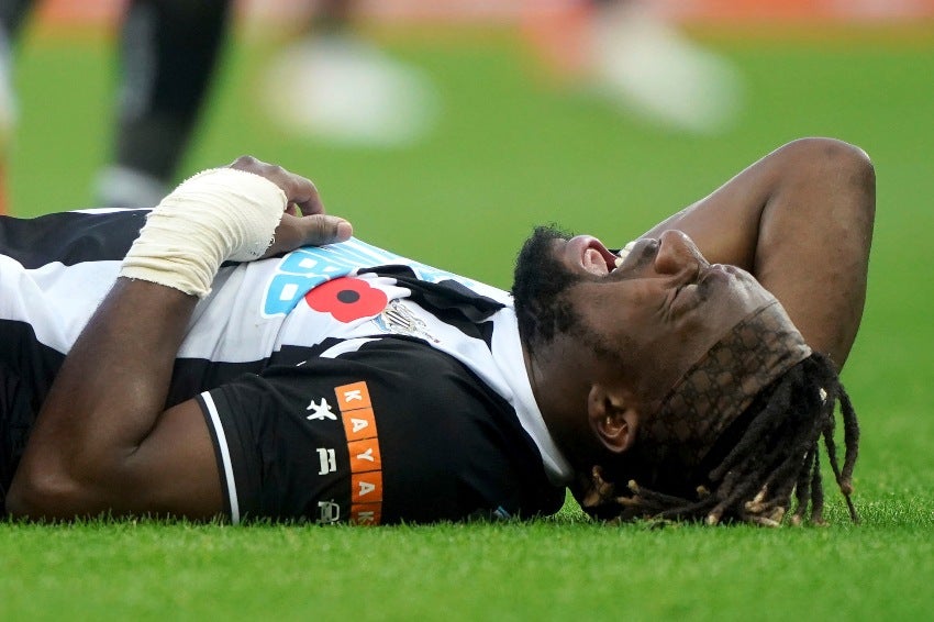 Allan Saitn-Maximin en la derrota del Newcastle ante Chelsea