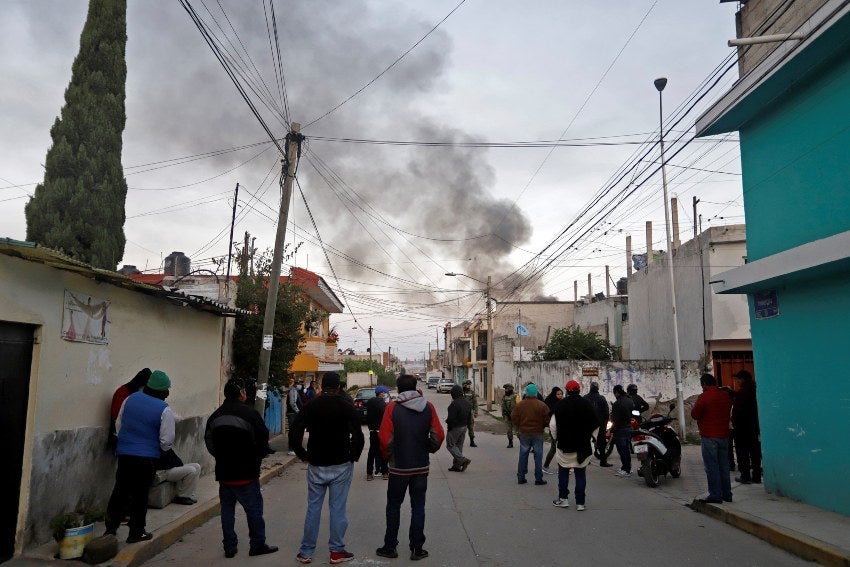 Explosión de un ducto de Pemex en Puebla