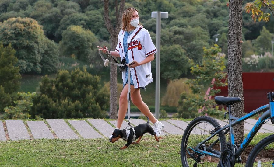 Aficionada de los Braves atestiguó el juego en el Parque La Mexicana