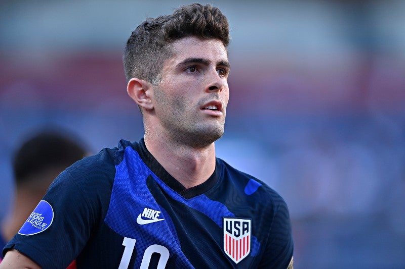 Pulisic en acción con Estados Unidos