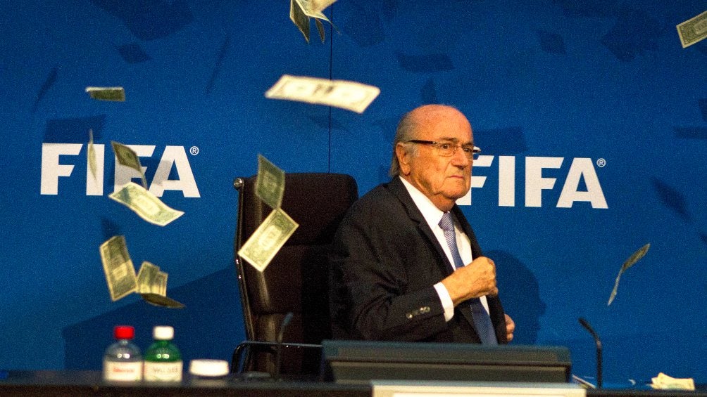 Joseph Blatter en conferencia de prensa