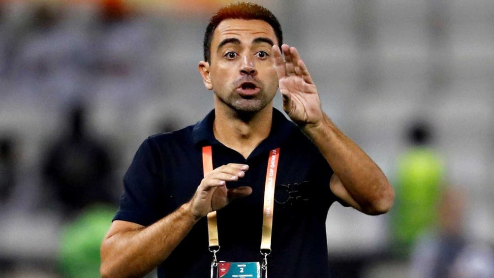 Xavi Hernández en un partido de Al Sadd