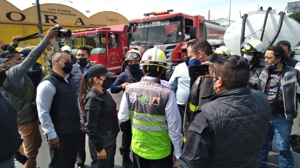 Incendio en el Mercado de Sonora