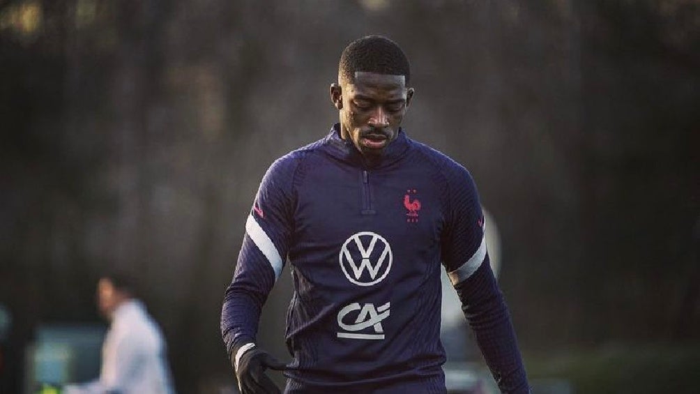 Ousmane Dembélé con Francia